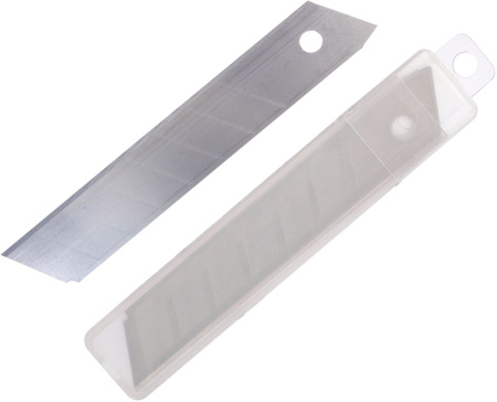 Лезвия сменные для ножа канцелярского 18мм комплект 10шт 