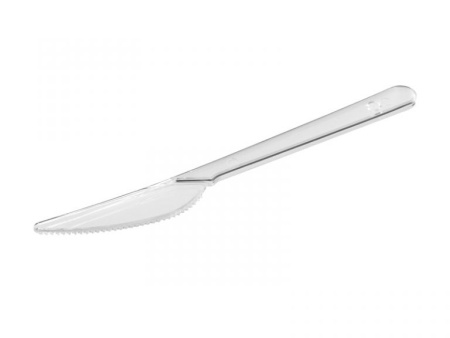 Нож пластиковый 170мм ЛЮКС прозрачный