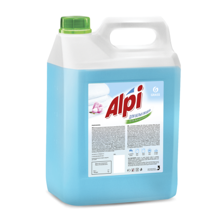 Концентрированное жидкое средство для стирки Grass Alpi White Gel, 5л 