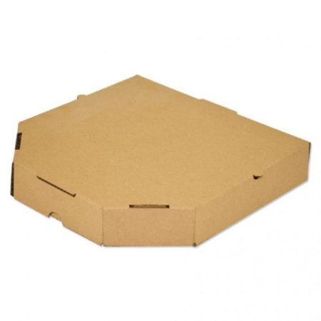 Коробка под пиццу 260х260мм бурая без печати