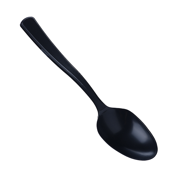 Ложка пластиковая столовая 170мм ПРЕМИУМ черная (Смарт) – СМП-Склад
