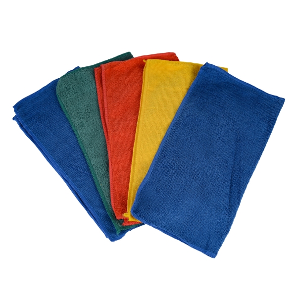 Салфетка из микрофибры махрового плетения 30х30 в ассортименте 220гр, 5шт Салфетка из микрофибры махрового плетения 30х30 в ассортименте 220гр, 5шт