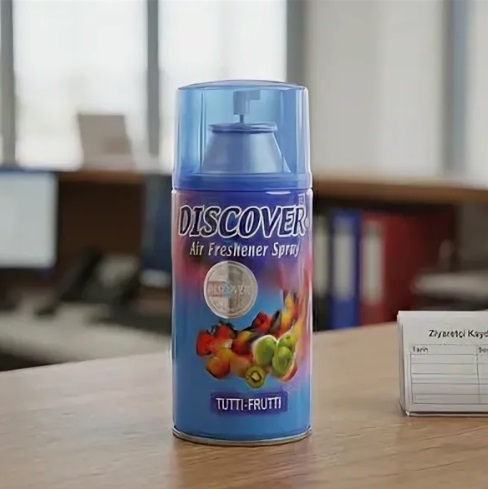 Освежитель воздуха аэрозольный DISCOVER Тутти Фрутти (TUTTI FRUTTI) 320мл  – СМП-Склад