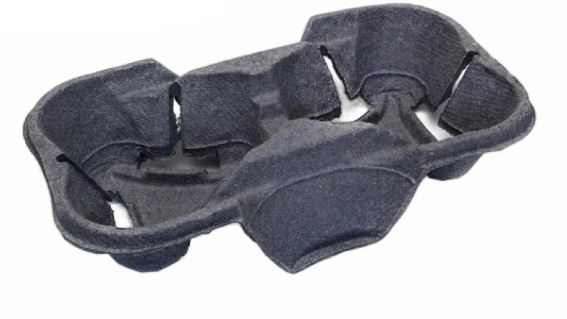 Держатель для 2-х стаканов ECO CUPHOLDER 2 ECONOM Черный  – СМП-Склад