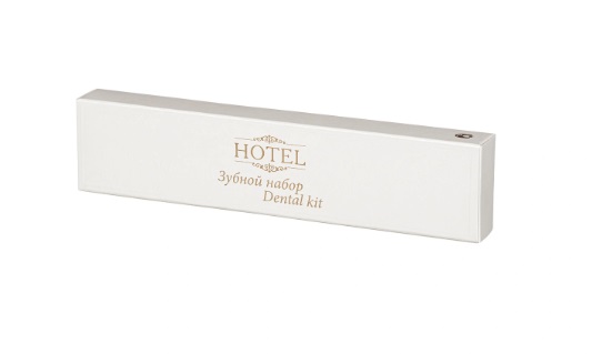 САШЕ Зубной набор в картоне Hotel Зубная паста 4г  – СМП-Склад, 2