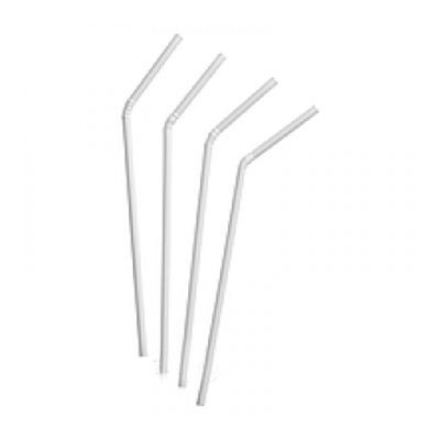 трубочки прозрач с изгибом