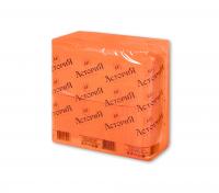 Салфетки бумажные 1сл 400л (24х24см) Астория Оранжевый Интенсив 