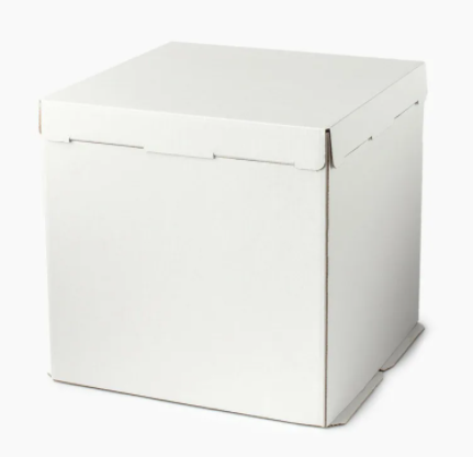 Короб картонный для тортов ForGenika 300х300х300мм белый