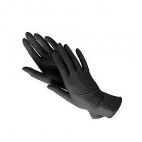 Перчатки нитриловые черные GLOVES WALLY PLASTIC неопудренные L 100шт  Перчатки нитриловые черные GLOVES WALLY PLASTIC неопудренные L 100шт