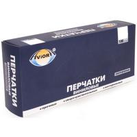 Перчатки виниловые АВИОРА размер L прозрачные неопудренные 100шт Перчатки виниловые АВИОРА размер L прозрачные неопудренные 100шт