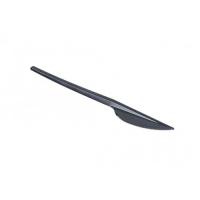 Нож столовый пластиковый 160мм ИнтроПластик черный 