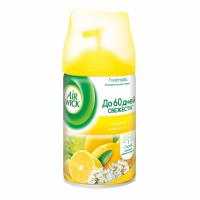 Освежитель воздуха AIR WICK "Лимон и женьшень" сменный баллон 250мл  Освежитель воздуха AIR WICK "Лимон и женьшень" сменный баллон 250мл