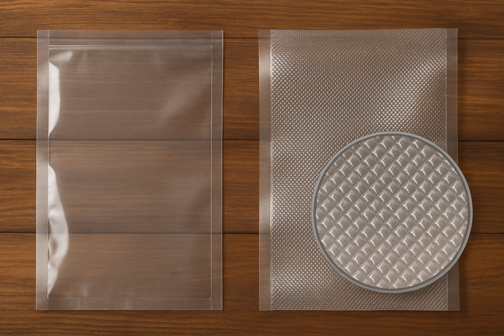 sravn.png вакуумные пакеты: гладкий и рифленый