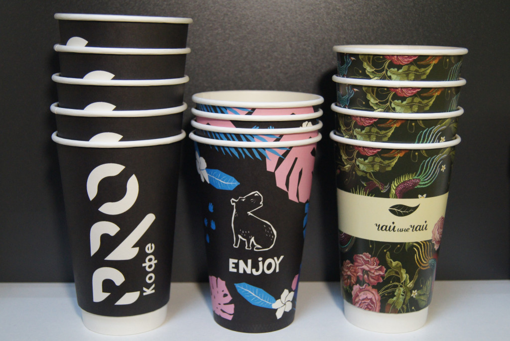 бумажные стаканы с нанесением