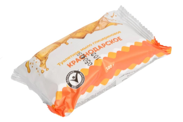 Мыло туалетное фасов "Глицериновое" 100гр  – СМП-Склад