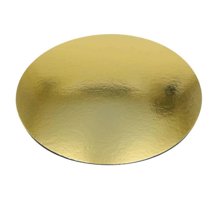 Подложка картонная Д-260мм/2,5мм ForGenika золото