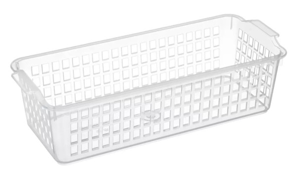 Корзинка универсальная PHIBO, 315х130х85мм, 2,2л, Прозрачная  Корзинка универсальная PHIBO, 315х130х85мм, 2,2л, Прозрачная