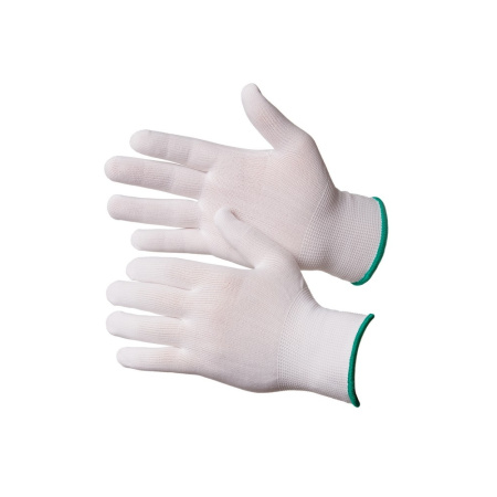 Перчатки нейлоновые без покрытия белые GWARD Touch White,  L 