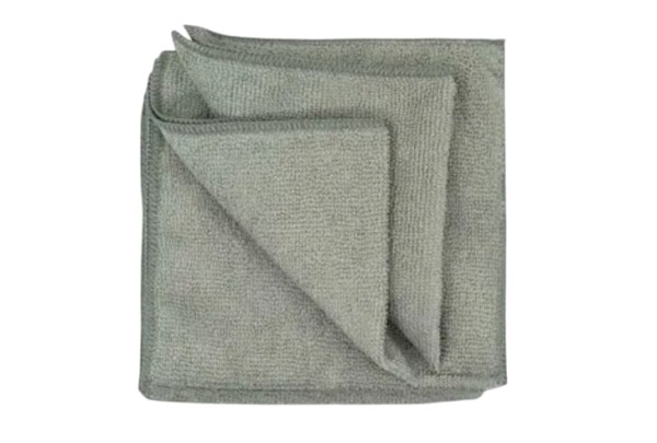 Салфетка из микрофибры махрового плетения 40х40 серая 220гр Салфетка из микрофибры махрового плетения 40х40 серая 220гр