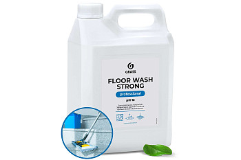 Моющее средство для пола Grass FLOOR WASH STRONG (щелочное), 5л (C) (4шт/уп) (125193) – СМП-Склад