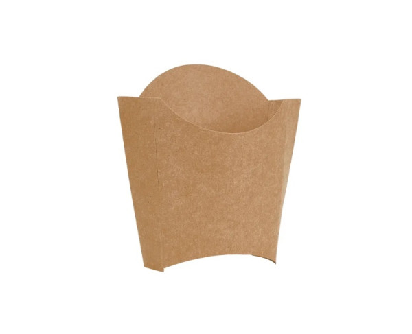 Короб бумажный под фри ECO FRY L 132х54х120 150гр DoEco крафт – СМП-Склад