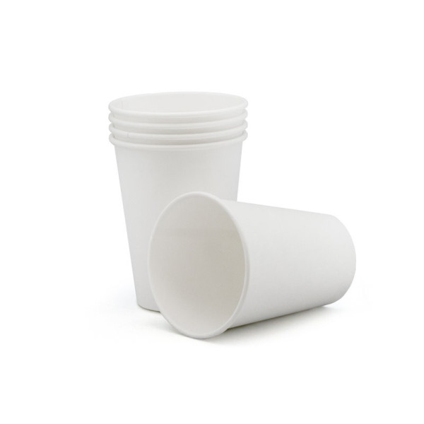 Стакан бумажный 250мл Белый для горячих напитков, ЭкоПак