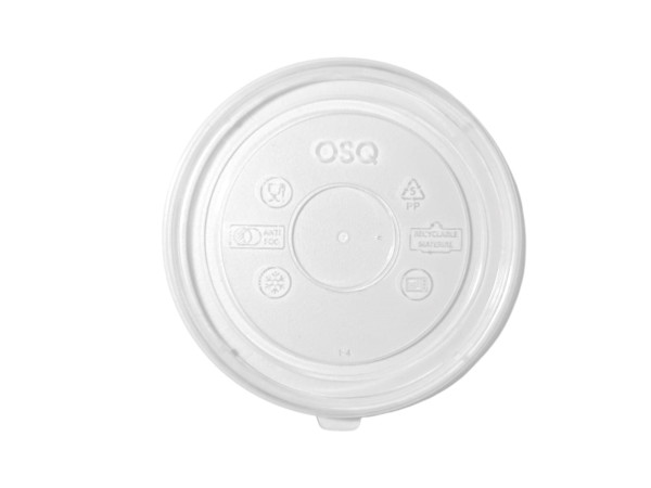 Крышка для OSQ Round Bowl ANTIFOG 700мл ПП плоская прозрачная Крышка для OSQ Round Bowl ANTIFOG 700мл ПП плоская прозрачная