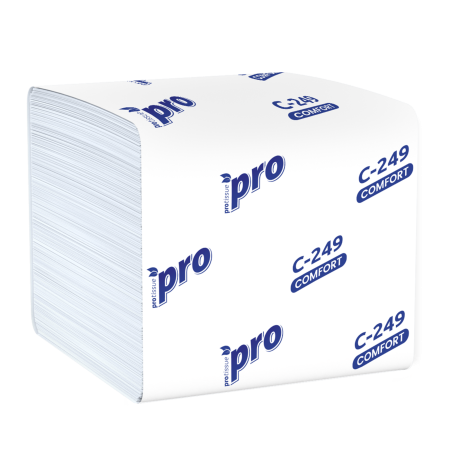 Туалетная бумага листовая 2сл 250л PROtissue (C249)
