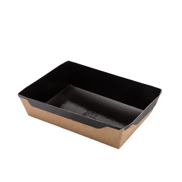 Короб бумажный под салат OSQ OPSALAD 400 BLACK (120х85х45мм) без крышки Короб бумажный под салат OSQ OPSALAD 400 BLACK (120х85х45мм) без крышки