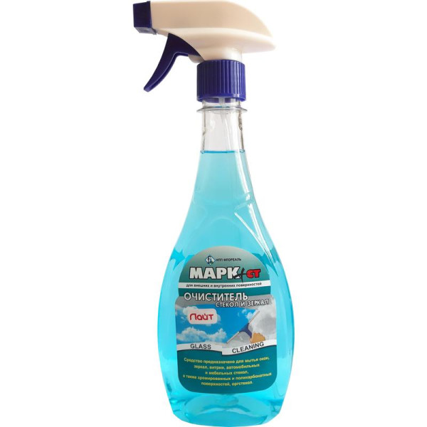 Моющее средство для стекол Флореаль "Марк+" Лайт с триггером 500мл – СМП-Склад