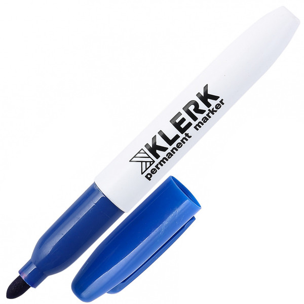 Набор маркеров перманентных 4 цвета синий/черный/красный/зеленый