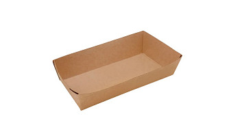 Лодочка ECO TRAY 800 DoEco крафт – СМП-Склад