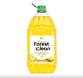 Жидкое !!! МЫЛО !!!! FOREST CLEAN Лимон, 5л, ПЭТ (B) (2шт/уп) – СМП-Склад