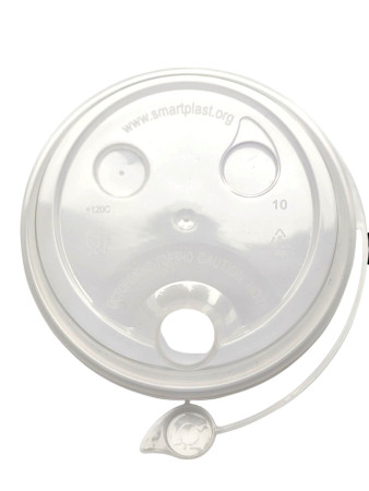 Крышка для стакана 300-500мл Д-90мм Прозрачная матовая (Смарт)