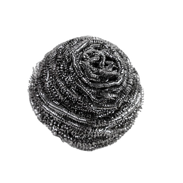 Губка для посуды металлическая "ТТ" Spiral нержавеющая 40гр