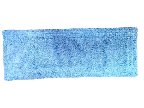 Моп плоский NEW 40х10см микрофибра карман голубого цвета