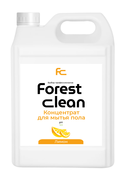Моющее средство для пола FOREST CLEAN концентрат "Лимон", 5л Моющее средство для пола FOREST CLEAN концентрат "Лимон", 5л