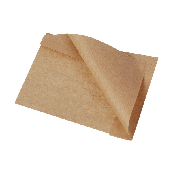 Пакет бумажный уголок 150х170мм крафт ламинированый жиростойкий 