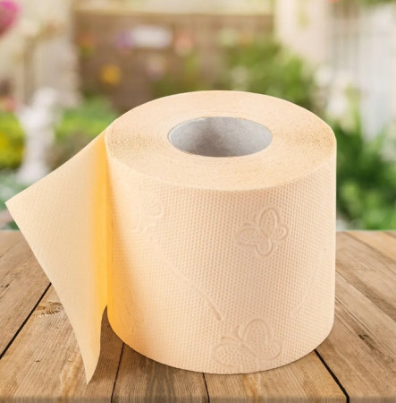 Туалетная бумага 12рул 3сл 15м Plushe Comfort Care Персик  Туалетная бумага 12рул 3сл 15м Plushe Comfort Care Персик