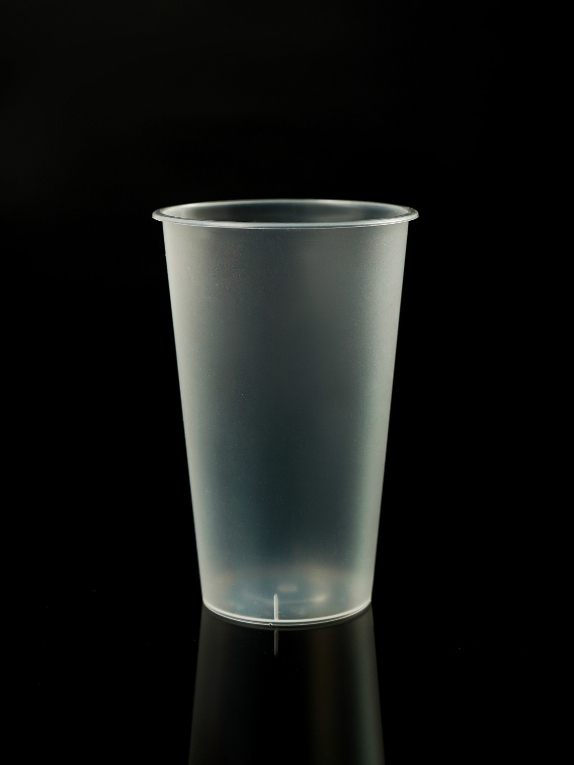 Стакан для напитков BUBBLE матовый прозрачный 500мл (Смарт)