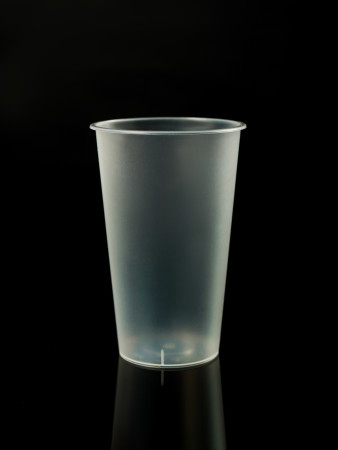 Стакан для напитков BUBBLE матовый прозрачный 500мл (Смарт)