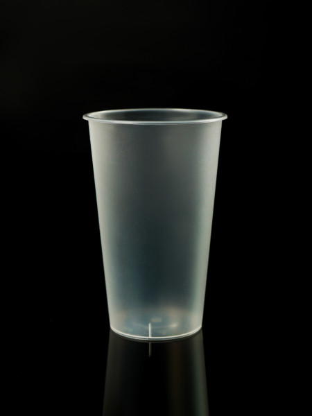 Стакан для напитков BUBBLE матовый прозрачный 500мл (Смарт)