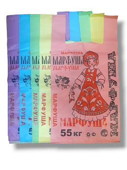 Пакет майка (31х60см) "МАРФУША" в ассортименте, 11,5гр  – СМП-Склад