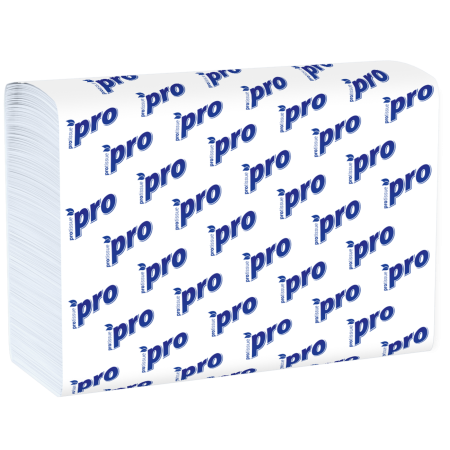 Полотенца бумажные листовые Z-сложения 2сл 190л PROtissue (C196)