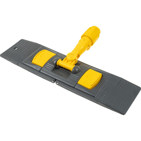 Держатель мопов 40х11см пластик серый желтая рукоятка (NP191-Y) – СМП-Склад