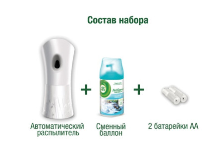 Комплект освежитель воздуха AIR WICK + распылитель "Цветущая сакура" Комплект освежитель воздуха AIR WICK + распылитель "Цветущая сакура"