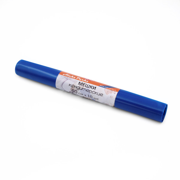 Мешок кондитерский Aleks Parks 60см в рулоне синий 90мкр 10шт 