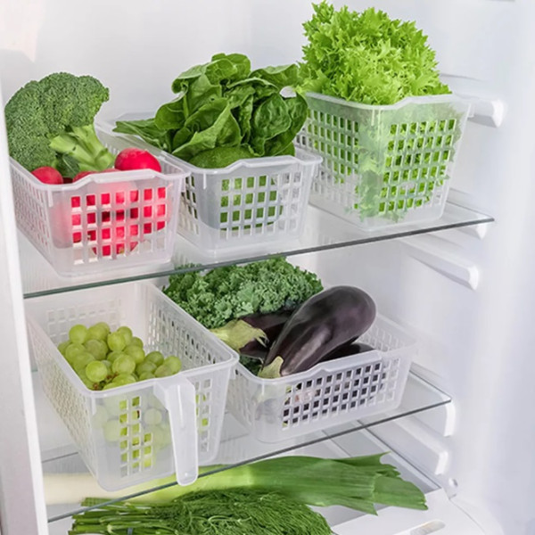 Корзинка универсальная PHIBO, 315х130х85мм, 2,2л, Прозрачная  Корзинка универсальная PHIBO, 315х130х85мм, 2,2л, Прозрачная