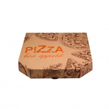 Коробка под пиццу 330х330мм "Bon Appetit"