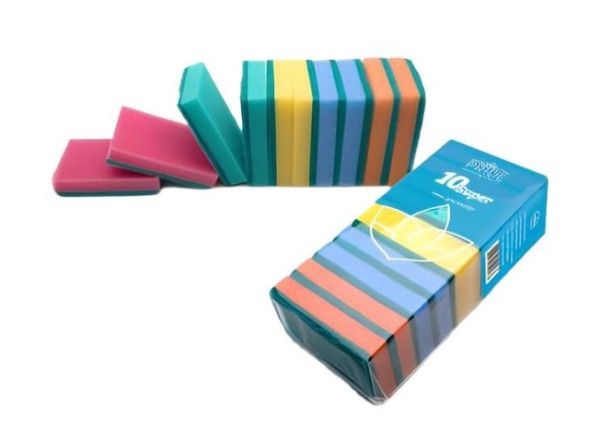 Губка кухонная Pride (100х65х25мм) "Супер" 10шт